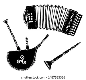 Set traditional breton music instruments 260nw 1487583326
